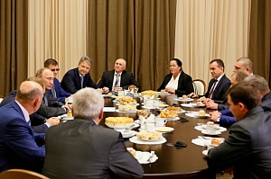 Калининский рисовод побывал на встрече с президентом